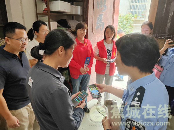 “敲門入戶”筑防線 反詐宣傳“零距離”