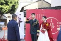 雙喜臨門 婚禮現(xiàn)場 霍童新郎收到立功喜報